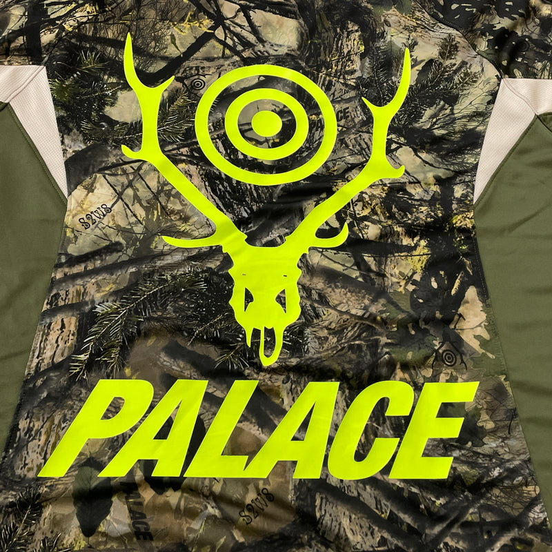 【中古品】【メンズ】 PALACE パレス × SOUTH2WEST8 JERSEY TOPS サウスツーウエストエイト ジャージ 半袖 トップス 142-261015-sa-21-teih サイズ：M カラー：総柄 万代Net店