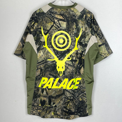【中古品】【メンズ】 PALACE パレス × SOUTH2WEST8 JERSEY TOPS サウスツーウエストエイト ジャージ 半袖 トップス 142-261015-sa-21-teih サイズ：M カラー：総柄 万代Net店