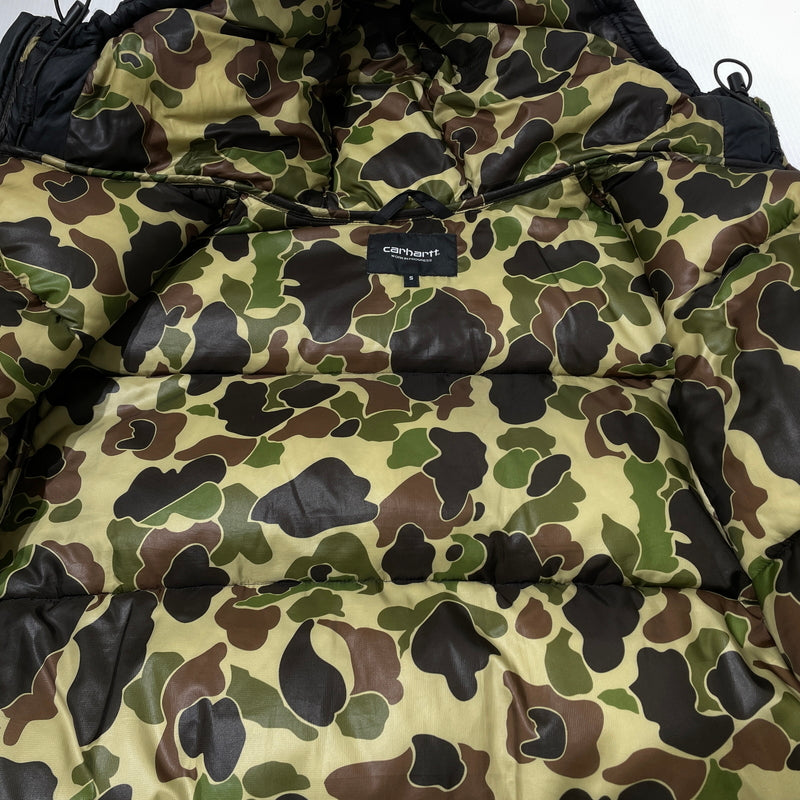 【現状渡し品】【メンズ】 CARHARTT カーハート TORONTO JACKET 1033920 トロント ジャケット 145-261015-sa-29-teih サイズ：S カラー：ブラックカモ 万代Net店