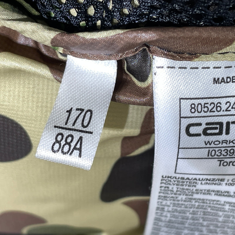 【現状渡し品】【メンズ】 CARHARTT カーハート TORONTO JACKET 1033920 トロント ジャケット 145-261015-sa-29-teih サイズ：S カラー：ブラックカモ 万代Net店