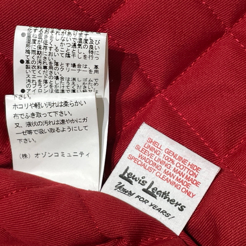 【中古品】【メンズ】 HYSTERIC GLAMOUR ヒステリックグラマー × LEWIS LEATHERS ルイスレザー 15SS SHEEP SKIN LIGHTNING 0251LB01 2015年春夏 シ－プスキン ライトニング アウター 140-261015-sa-27-teih サイズ：M カラー：ブラック 万代Net店