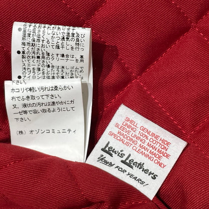 【中古品】【メンズ】 HYSTERIC GLAMOUR ヒステリックグラマー × LEWIS LEATHERS ルイスレザー 15SS SHEEP SKIN LIGHTNING 0251LB01 2015年春夏 シ－プスキン ライトニング アウター 140-261015-sa-27-teih サイズ：M カラー：ブラック 万代Net店