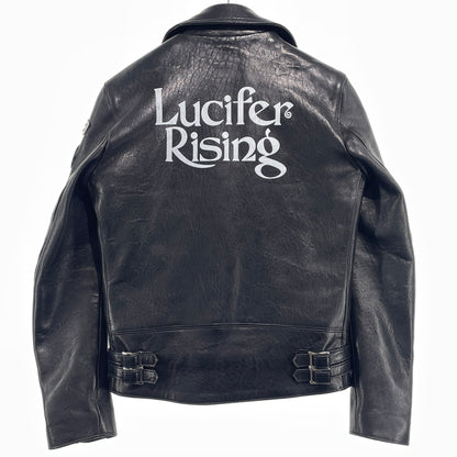 【中古品】【メンズ】 HYSTERIC GLAMOUR ヒステリックグラマー × LEWIS LEATHERS ルイスレザー 15SS SHEEP SKIN LIGHTNING 0251LB01 2015年春夏 シ－プスキン ライトニング アウター 140-261015-sa-27-teih サイズ：M カラー：ブラック 万代Net店