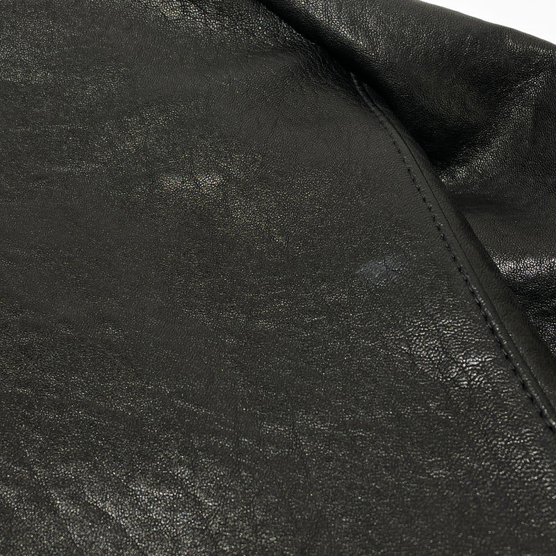 【中古品】【メンズ】 HYSTERIC GLAMOUR ヒステリックグラマー × LEWIS LEATHERS ルイスレザー 15SS SHEEP SKIN LIGHTNING 0251LB01 2015年春夏 シ－プスキン ライトニング アウター 140-261015-sa-27-teih サイズ：M カラー：ブラック 万代Net店