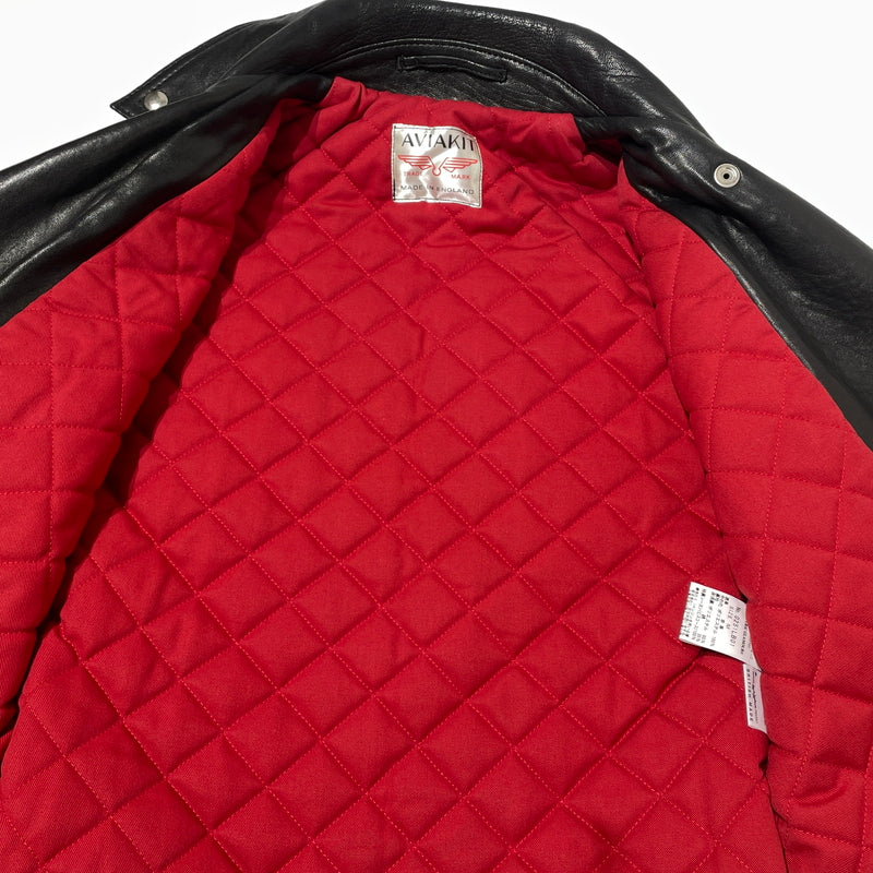 【中古品】【メンズ】 HYSTERIC GLAMOUR ヒステリックグラマー × LEWIS LEATHERS ルイスレザー 15SS SHEEP SKIN LIGHTNING 0251LB01 2015年春夏 シ－プスキン ライトニング アウター 140-261015-sa-27-teih サイズ：M カラー：ブラック 万代Net店
