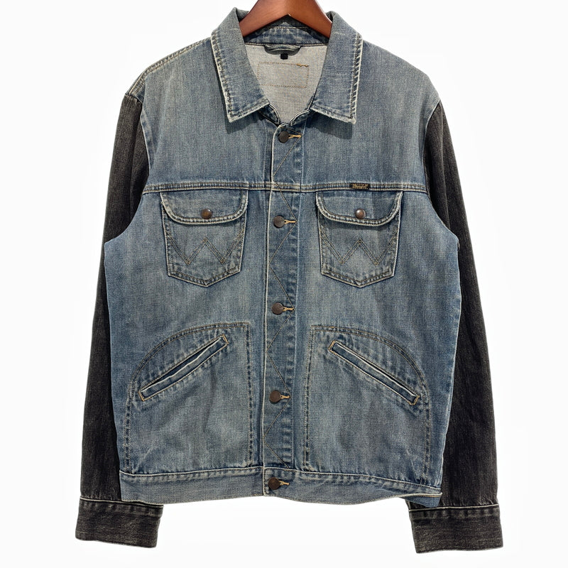 【中古品】【メンズ】 WRANGLER ラングラー 70-80’s VINTAGE 124MJ JACKET 99216 70～80年代 ヴィンテージ 124エムジェー ジャケット アウター 145-261015-sa-32-teih サイズ：L カラー：インディゴブラック 万代Net店