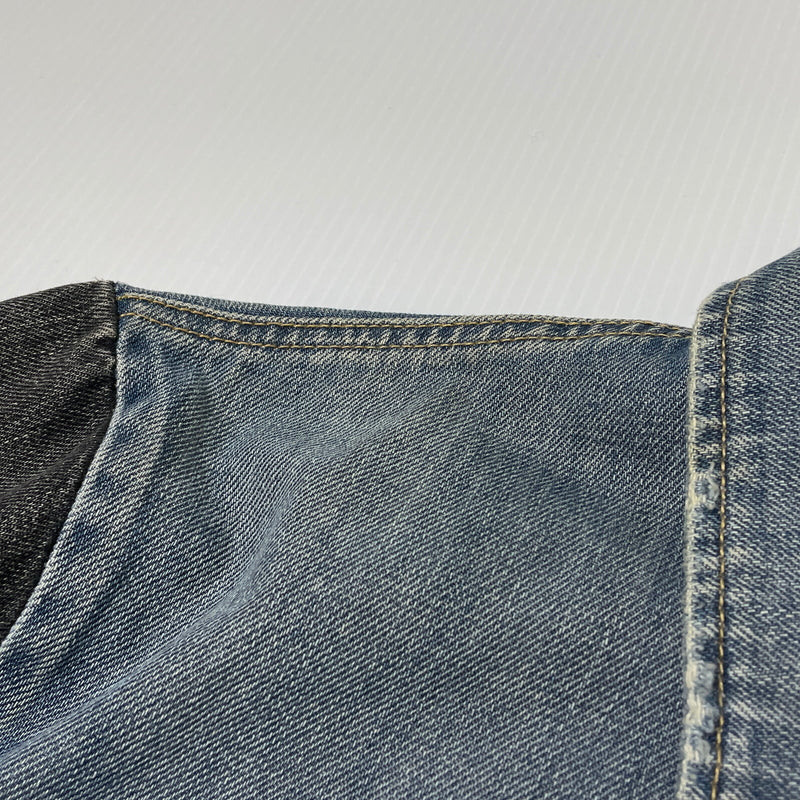 【中古品】【メンズ】 WRANGLER ラングラー 70-80’s VINTAGE 124MJ JACKET 99216 70～80年代 ヴィンテージ 124エムジェー ジャケット アウター 145-261015-sa-32-teih サイズ：L カラー：インディゴブラック 万代Net店