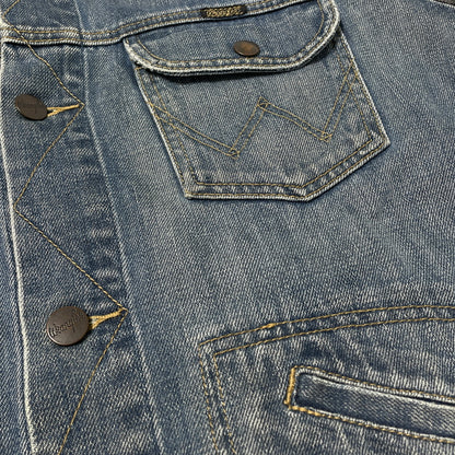 【中古品】【メンズ】 WRANGLER ラングラー 70-80’s VINTAGE 124MJ JACKET 99216 70～80年代 ヴィンテージ 124エムジェー ジャケット アウター 145-261015-sa-32-teih サイズ：L カラー：インディゴブラック 万代Net店