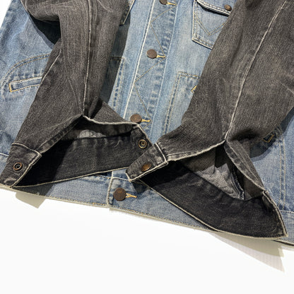 【中古品】【メンズ】 WRANGLER ラングラー 70-80’s VINTAGE 124MJ JACKET 99216 70～80年代 ヴィンテージ 124エムジェー ジャケット アウター 145-261015-sa-32-teih サイズ：L カラー：インディゴブラック 万代Net店
