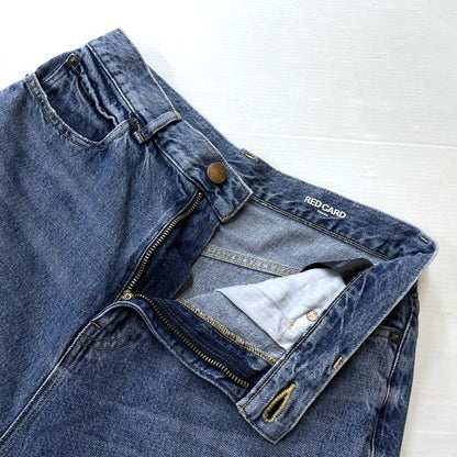 【中古品】【メンズ】 RED CARD TOKYO レッドカード × ONLY ARK オンリーアーク 別注コラボ WIDE BUGGY DENIM PANTS 70M941R ワイド バギー デニムパンツ ボトムス 151-261016-yo-08-teih サイズ：M カラー：インディゴ 万代Net店