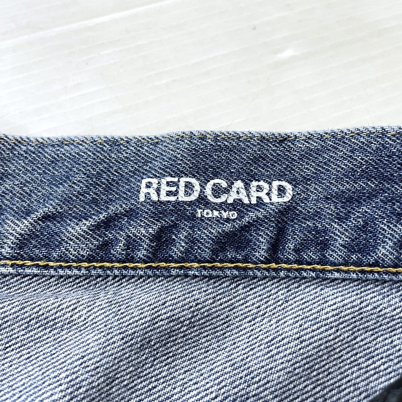 【中古品】【メンズ】 RED CARD TOKYO レッドカード × ONLY ARK オンリーアーク 別注コラボ WIDE BUGGY DENIM PANTS 70M941R ワイド バギー デニムパンツ ボトムス 151-261016-yo-08-teih サイズ：M カラー：インディゴ 万代Net店