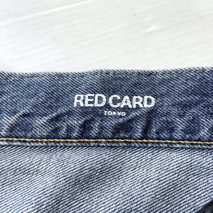 【中古品】【メンズ】 RED CARD TOKYO レッドカード × ONLY ARK オンリーアーク 別注コラボ WIDE BUGGY DENIM PANTS 70M941R ワイド バギー デニムパンツ ボトムス 151-261016-yo-08-teih サイズ：M カラー：インディゴ 万代Net店