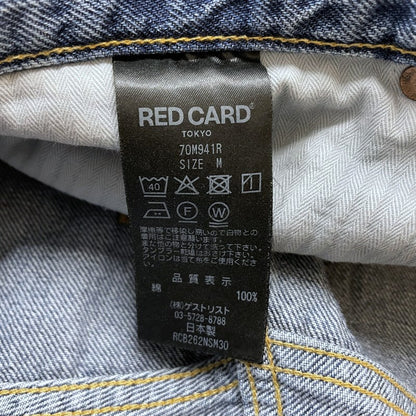【中古品】【メンズ】 RED CARD TOKYO レッドカード × ONLY ARK オンリーアーク 別注コラボ WIDE BUGGY DENIM PANTS 70M941R ワイド バギー デニムパンツ ボトムス 151-261016-yo-08-teih サイズ：M カラー：インディゴ 万代Net店