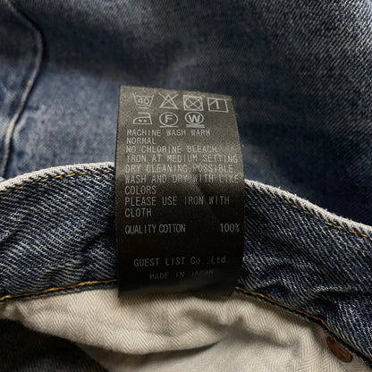 【中古品】【メンズ】 RED CARD TOKYO レッドカード × ONLY ARK オンリーアーク 別注コラボ WIDE BUGGY DENIM PANTS 70M941R ワイド バギー デニムパンツ ボトムス 151-261016-yo-08-teih サイズ：M カラー：インディゴ 万代Net店