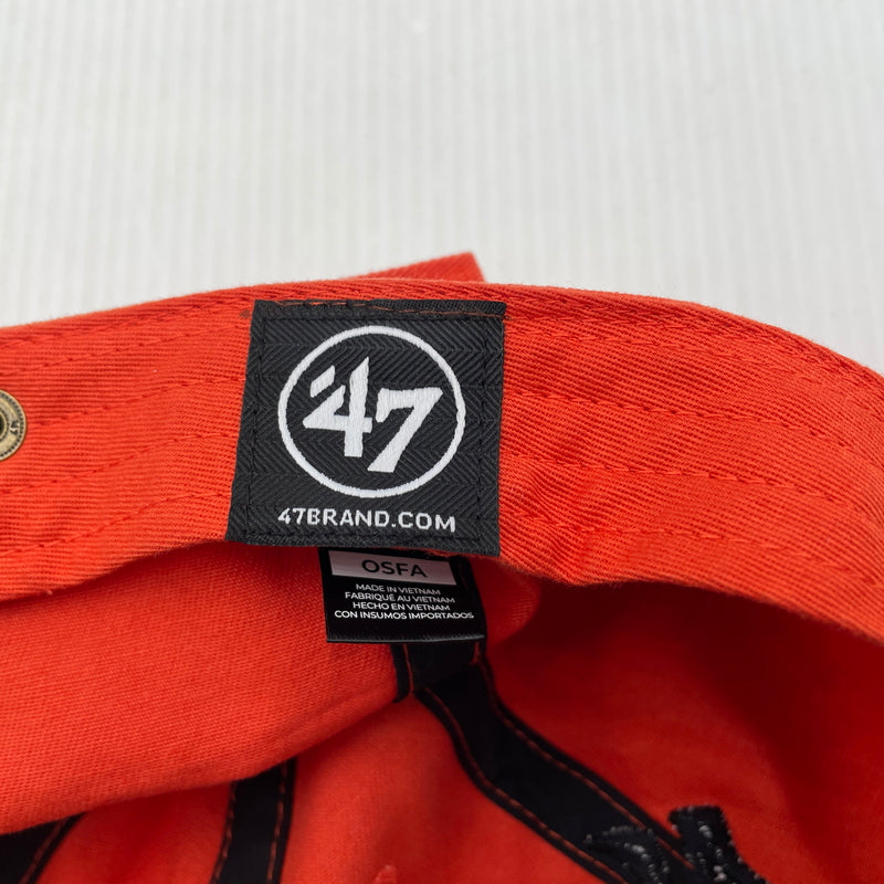 【中古品】【メンズ】 47 フォーティーセブン × MARTY SUPREME マーティ シュプリーム 47 CLEAN UP CAP ファーティセブン クリーン ナップ キャップ 帽子 185-261015-sa-39-teih サイズ：FREE カラー：オレンジ 万代Net店