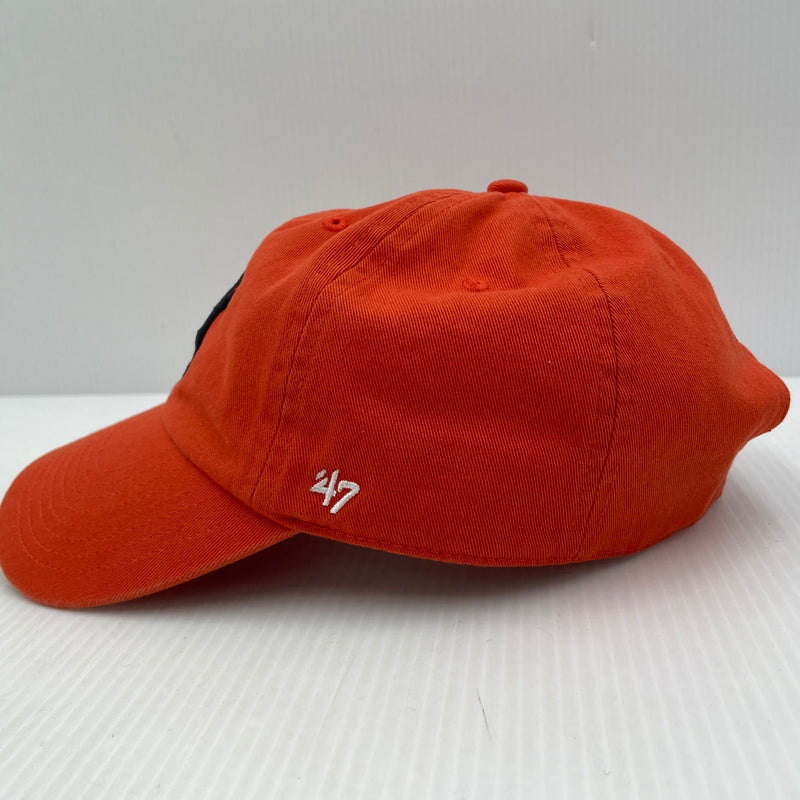 【中古品】【メンズ】 47 フォーティーセブン × MARTY SUPREME マーティ シュプリーム 47 CLEAN UP CAP ファーティセブン クリーン ナップ キャップ 帽子 185-261015-sa-39-teih サイズ：FREE カラー：オレンジ 万代Net店