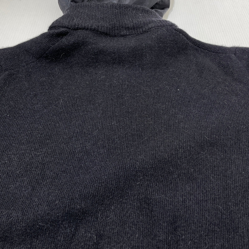 【中古品】【メンズ】 C.P.COMPANY シーピーカンパニー ZIP UP KNIT NYLON HOODIE 49185VG6 ジップ アップ ニット ナイロン フーディ 長袖 トップス 141-261015-sa-31-teih サイズ：54 カラー：ブラック 万代Net店