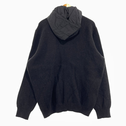 【中古品】【メンズ】 C.P.COMPANY シーピーカンパニー ZIP UP KNIT NYLON HOODIE 49185VG6 ジップ アップ ニット ナイロン フーディ 長袖 トップス 141-261015-sa-31-teih サイズ：54 カラー：ブラック 万代Net店