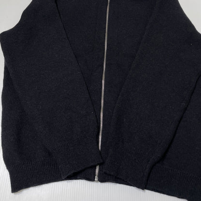 【中古品】【メンズ】 C.P.COMPANY シーピーカンパニー ZIP UP KNIT NYLON HOODIE 49185VG6 ジップ アップ ニット ナイロン フーディ 長袖 トップス 141-261015-sa-31-teih サイズ：54 カラー：ブラック 万代Net店