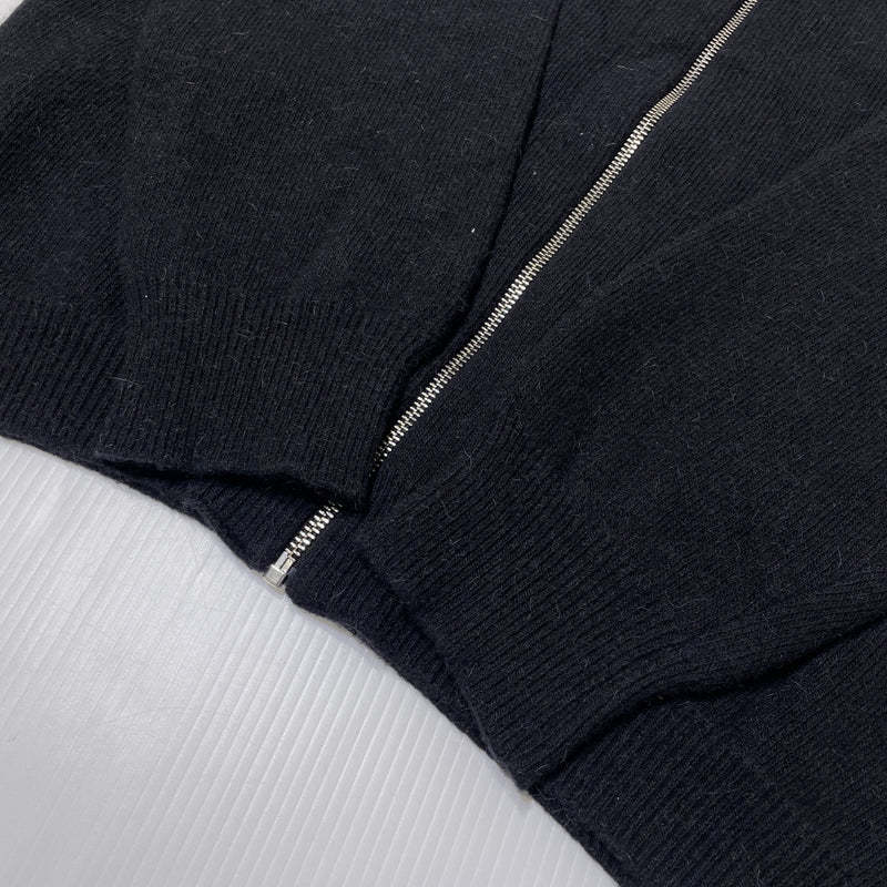 【中古品】【メンズ】 C.P.COMPANY シーピーカンパニー ZIP UP KNIT NYLON HOODIE 49185VG6 ジップ アップ ニット ナイロン フーディ 長袖 トップス 141-261015-sa-31-teih サイズ：54 カラー：ブラック 万代Net店