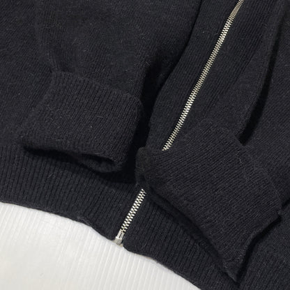【中古品】【メンズ】 C.P.COMPANY シーピーカンパニー ZIP UP KNIT NYLON HOODIE 49185VG6 ジップ アップ ニット ナイロン フーディ 長袖 トップス 141-261015-sa-31-teih サイズ：54 カラー：ブラック 万代Net店