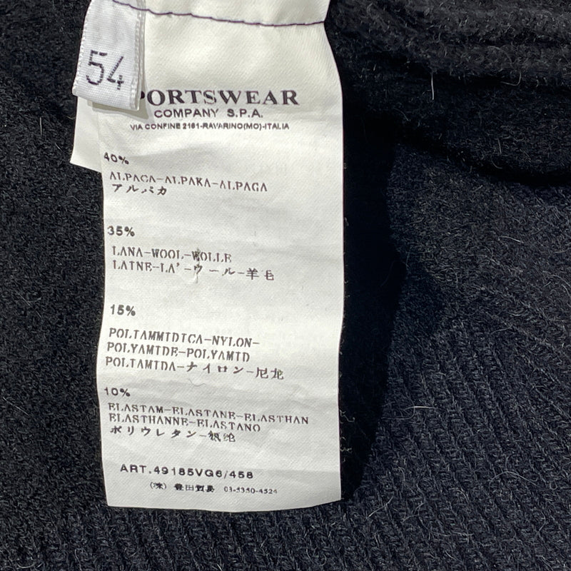 【中古品】【メンズ】 C.P.COMPANY シーピーカンパニー ZIP UP KNIT NYLON HOODIE 49185VG6 ジップ アップ ニット ナイロン フーディ 長袖 トップス 141-261015-sa-31-teih サイズ：54 カラー：ブラック 万代Net店