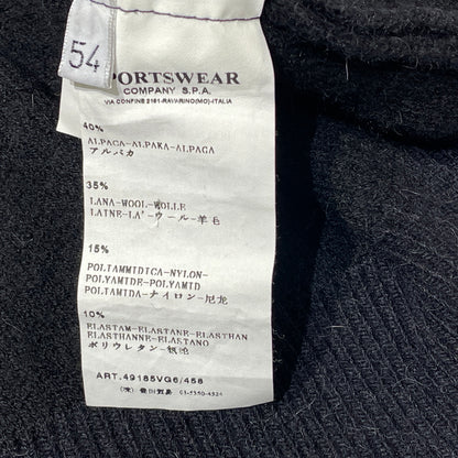 【中古品】【メンズ】 C.P.COMPANY シーピーカンパニー ZIP UP KNIT NYLON HOODIE 49185VG6 ジップ アップ ニット ナイロン フーディ 長袖 トップス 141-261015-sa-31-teih サイズ：54 カラー：ブラック 万代Net店