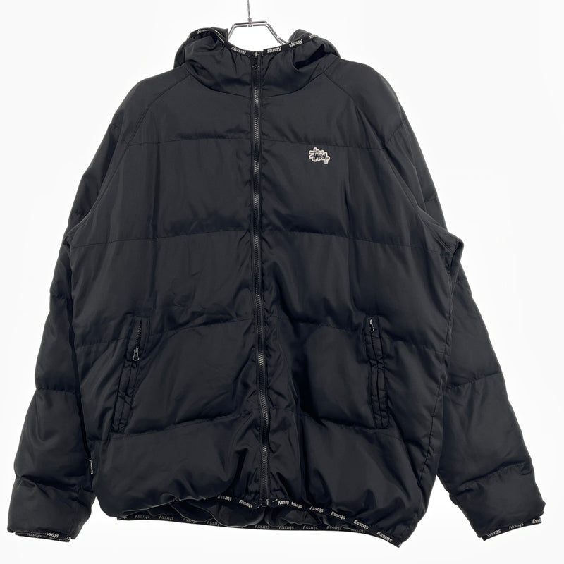 【中古品】【メンズ】 STUSSY ステューシー DOWN JACKET ダウン ジャケット アウター 142-261015-sa-28-teih サイズ：M カラー：ブラック 万代Net店