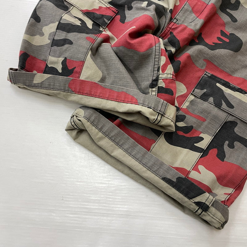 【中古品】【メンズ】 Supreme シュプリーム 26SS CARGO SHORT RED CAMO カーゴ ショーツ レッドカモ ボトムス ショートパンツ ハーフパンツ 149-261016-yo-07-teih サイズ：30 カラー：カモ柄 万代Net店