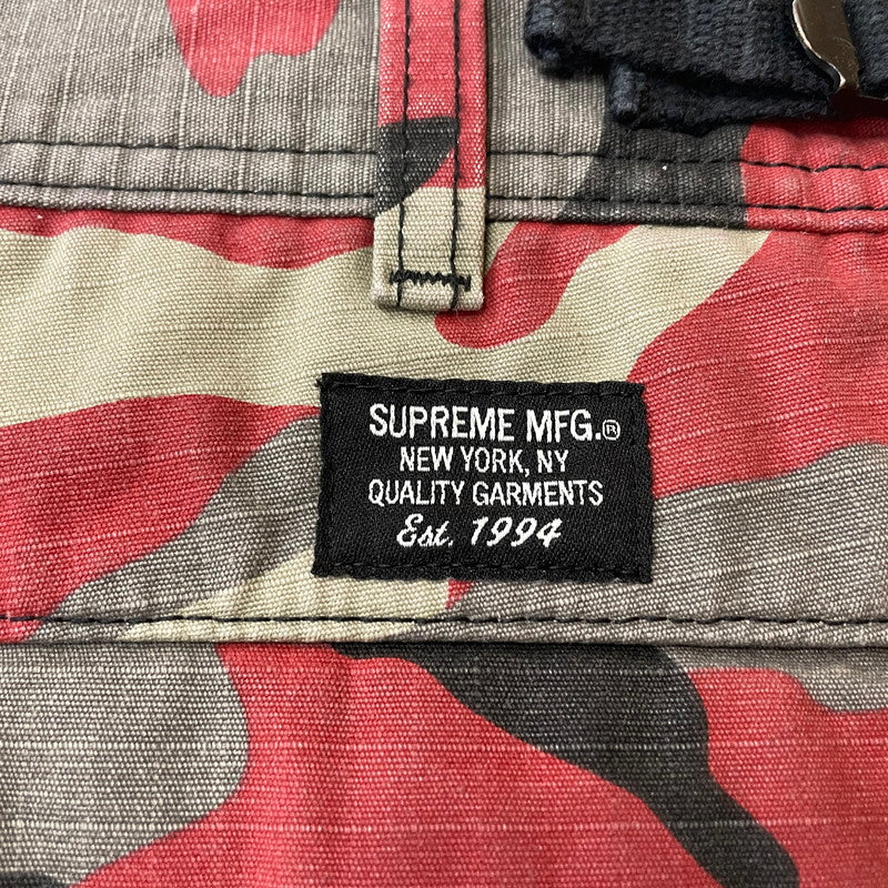 【中古品】【メンズ】 Supreme シュプリーム 26SS CARGO SHORT RED CAMO カーゴ ショーツ レッドカモ ボトムス ショートパンツ ハーフパンツ 149-261016-yo-07-teih サイズ：30 カラー：カモ柄 万代Net店