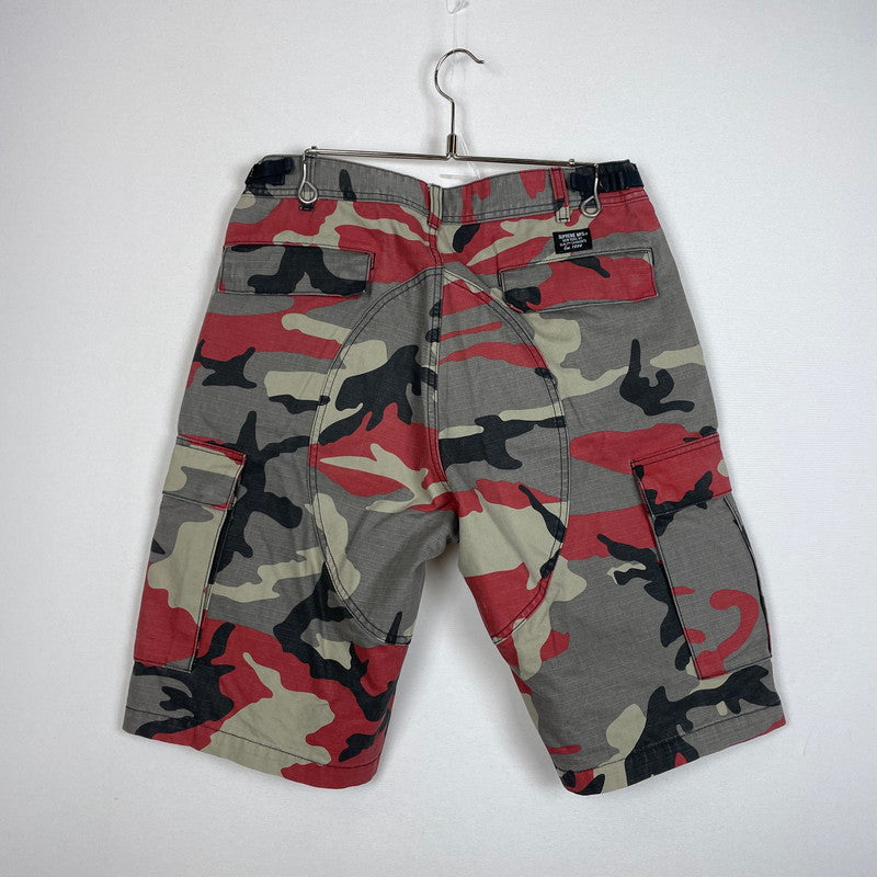 【中古品】【メンズ】 Supreme シュプリーム 26SS CARGO SHORT RED CAMO カーゴ ショーツ レッドカモ ボトムス ショートパンツ ハーフパンツ 149-261016-yo-07-teih サイズ：30 カラー：カモ柄 万代Net店