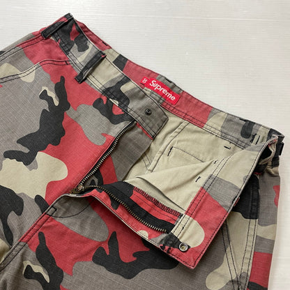 【中古品】【メンズ】 Supreme シュプリーム 26SS CARGO SHORT RED CAMO カーゴ ショーツ レッドカモ ボトムス ショートパンツ ハーフパンツ 149-261016-yo-07-teih サイズ：30 カラー：カモ柄 万代Net店