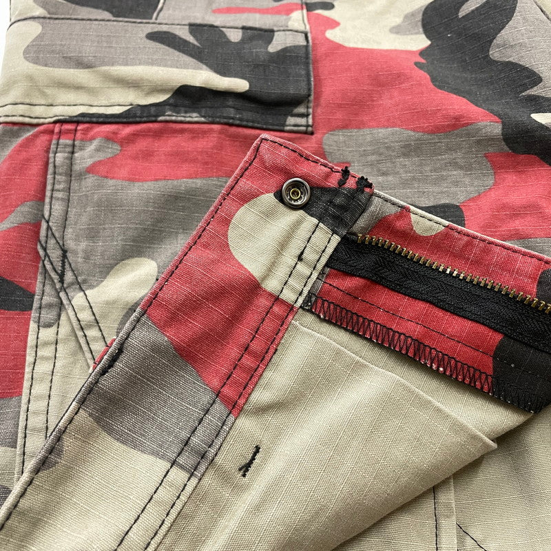 【中古品】【メンズ】 Supreme シュプリーム 26SS CARGO SHORT RED CAMO カーゴ ショーツ レッドカモ ボトムス ショートパンツ ハーフパンツ 149-261016-yo-07-teih サイズ：30 カラー：カモ柄 万代Net店
