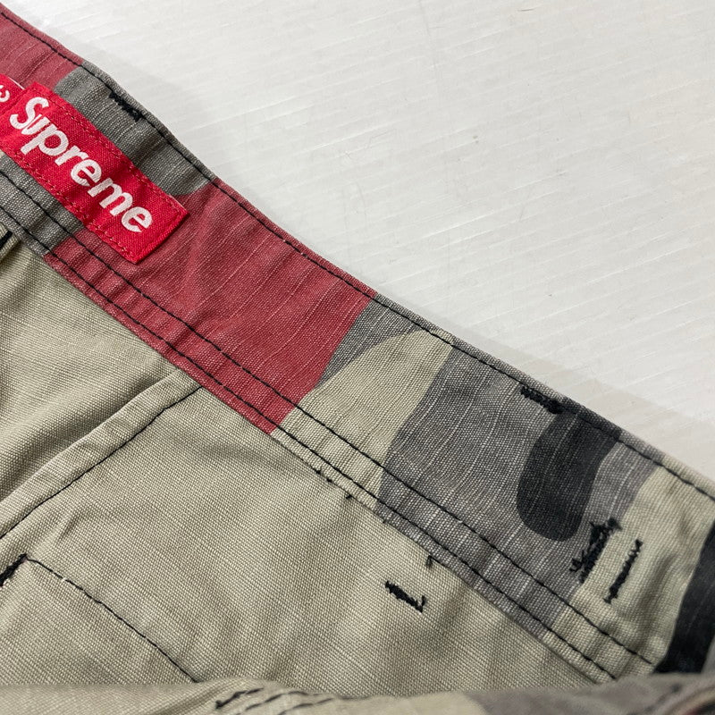 【中古品】【メンズ】 Supreme シュプリーム 26SS CARGO SHORT RED CAMO カーゴ ショーツ レッドカモ ボトムス ショートパンツ ハーフパンツ 149-261016-yo-07-teih サイズ：30 カラー：カモ柄 万代Net店