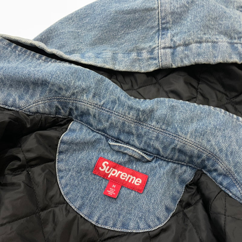 【中古品】【メンズ】 Supreme シュプリーム 25AW HOODED UTILITY JACKET "DENIM" フーデッド ユーティリティ ジャケット デニム アウター 149-261016-yo-06-fuzh サイズ：M カラー：インディゴ 万代Net店