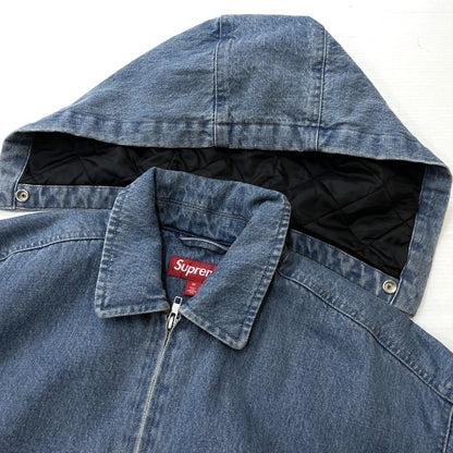【中古品】【メンズ】 Supreme シュプリーム 25AW HOODED UTILITY JACKET "DENIM" フーデッド ユーティリティ ジャケット デニム アウター 149-261016-yo-06-fuzh サイズ：M カラー：インディゴ 万代Net店
