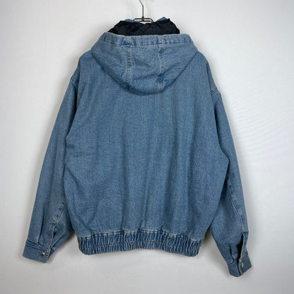 【中古品】【メンズ】 Supreme シュプリーム 25AW HOODED UTILITY JACKET "DENIM" フーデッド ユーティリティ ジャケット デニム アウター 149-261016-yo-06-fuzh サイズ：M カラー：インディゴ 万代Net店