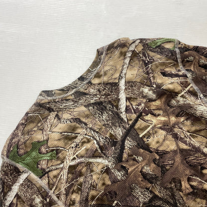 【中古品】【メンズ】 Supreme シュプリーム × HANES ヘインズ 別注コラボ 25AW BONES THERMAL CREW CAMO ボーンズ サーマル クルー カモ カットソー 長袖 トップス 149-261016-yo-03-teih サイズ：M カラー：カモ柄 万代Net店