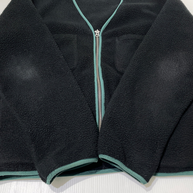 【現状渡し品】【メンズ】 STUSSY ステューシー POLAR FLEECE CARDIGAN 218131 ポーラー フリース カーディガン トップス 142-261015-sa-30-teih サイズ：L カラー：ブラック 万代Net店