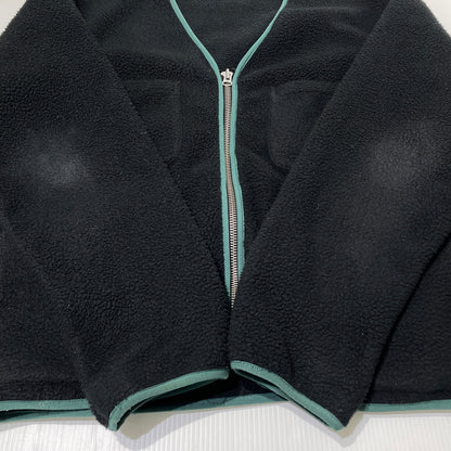 【現状渡し品】【メンズ】 STUSSY ステューシー POLAR FLEECE CARDIGAN 218131 ポーラー フリース カーディガン トップス 142-261015-sa-30-teih サイズ：L カラー：ブラック 万代Net店