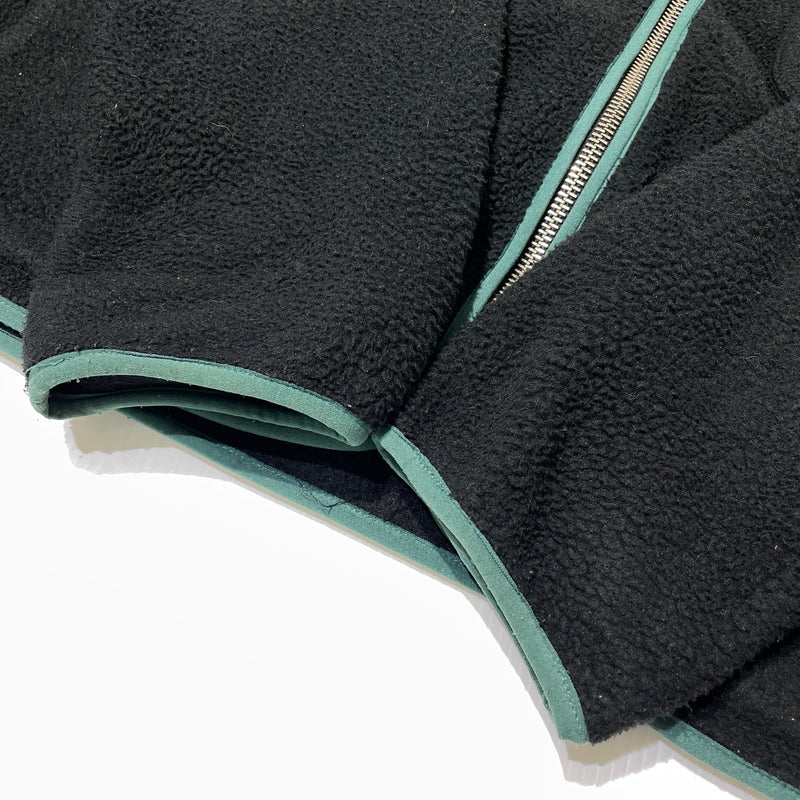 【現状渡し品】【メンズ】 STUSSY ステューシー POLAR FLEECE CARDIGAN 218131 ポーラー フリース カーディガン トップス 142-261015-sa-30-teih サイズ：L カラー：ブラック 万代Net店