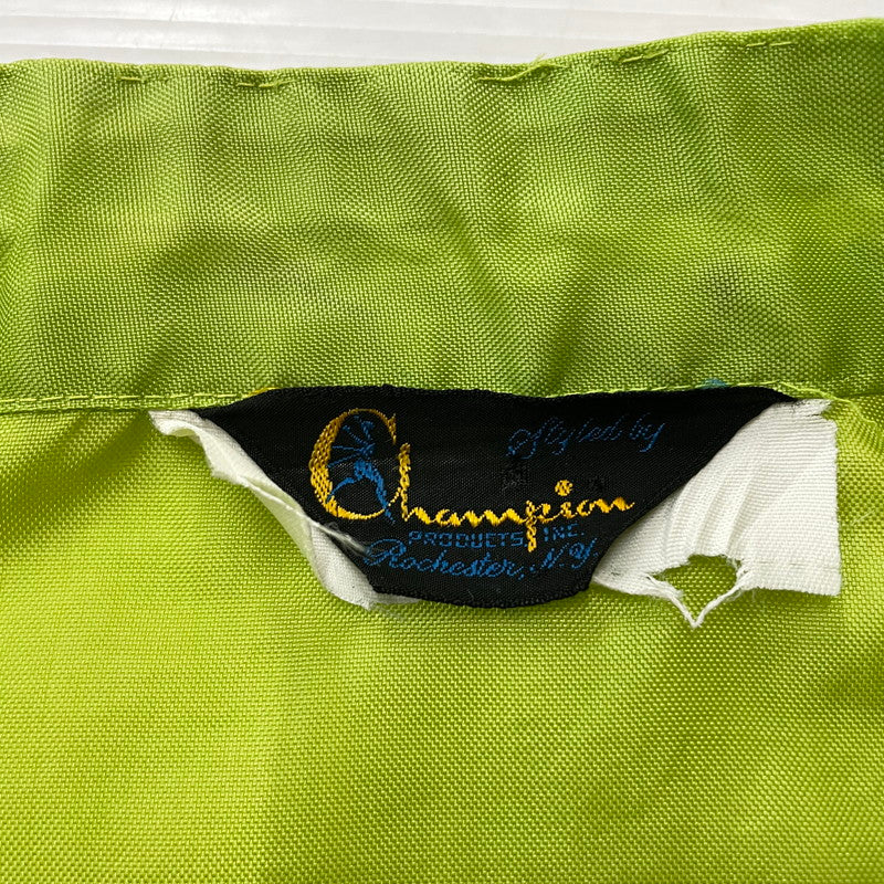 【現状渡し品】【メンズ】 Campion チャンピオン 60～70's RACING JACKET99 VINTAGE レーシング ジャケット ライトアウター ランタグ ヴィンテージ 145-261016-yo-05-teih サイズ：S カラー：ライトグリーン 万代Net店