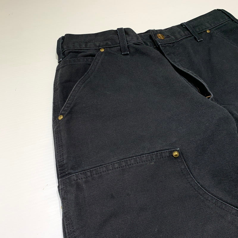【中古品】【メンズ】 CARHARTT カーハート DOUBLE KNEE PANT B01-BLK ダブルニー パンツ ボトムス ワークパンツ 158-261020-ko-18-teih サイズ：32 カラー：ブラック 万代Net店