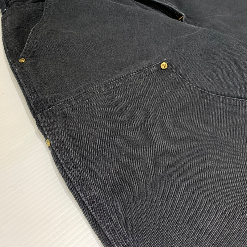 【中古品】【メンズ】 CARHARTT カーハート DOUBLE KNEE PANT B01-BLK ダブルニー パンツ ボトムス ワークパンツ 158-261020-ko-18-teih サイズ：32 カラー：ブラック 万代Net店