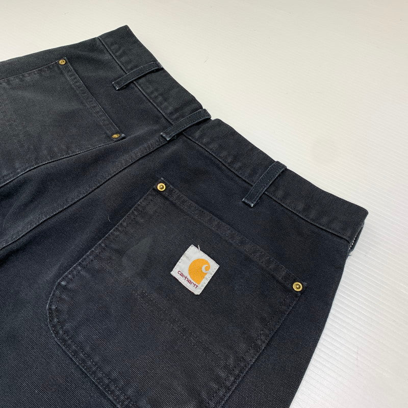 【中古品】【メンズ】 CARHARTT カーハート DOUBLE KNEE PANT B01-BLK ダブルニー パンツ ボトムス ワークパンツ 158-261020-ko-18-teih サイズ：32 カラー：ブラック 万代Net店