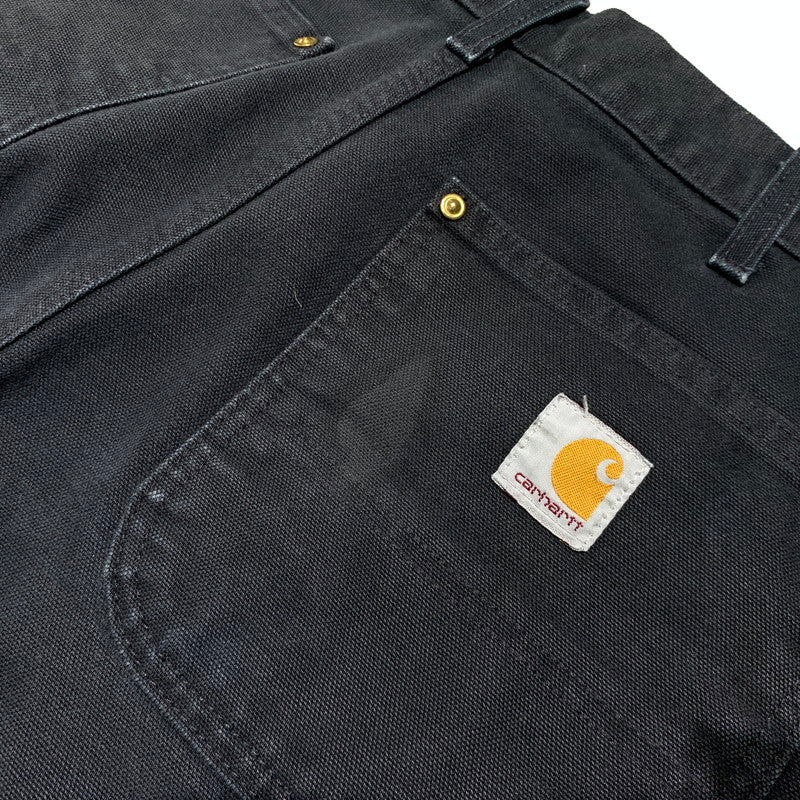 【中古品】【メンズ】 CARHARTT カーハート DOUBLE KNEE PANT B01-BLK ダブルニー パンツ ボトムス ワークパンツ 158-261020-ko-18-teih サイズ：32 カラー：ブラック 万代Net店