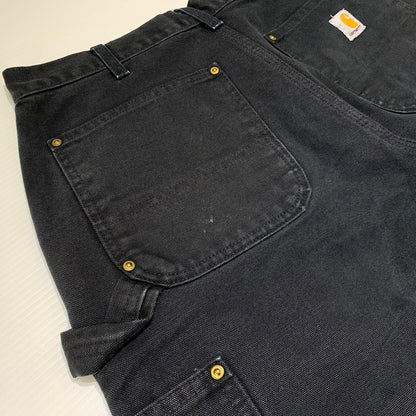 【中古品】【メンズ】 CARHARTT カーハート DOUBLE KNEE PANT B01-BLK ダブルニー パンツ ボトムス ワークパンツ 158-261020-ko-18-teih サイズ：32 カラー：ブラック 万代Net店