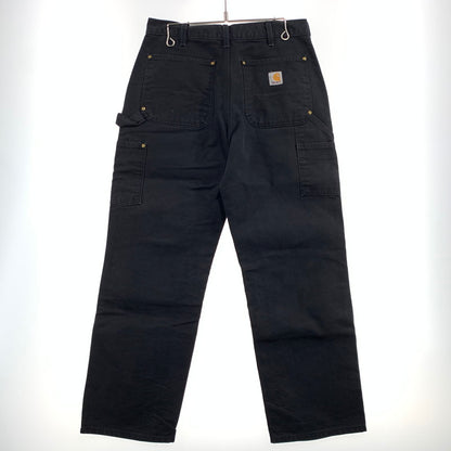 【中古品】【メンズ】 CARHARTT カーハート DOUBLE KNEE PANT B01-BLK ダブルニー パンツ ボトムス ワークパンツ 158-261020-ko-18-teih サイズ：32 カラー：ブラック 万代Net店