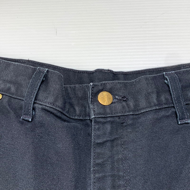【中古品】【メンズ】 CARHARTT カーハート DOUBLE KNEE PANT B01-BLK ダブルニー パンツ ボトムス ワークパンツ 158-261020-ko-18-teih サイズ：32 カラー：ブラック 万代Net店