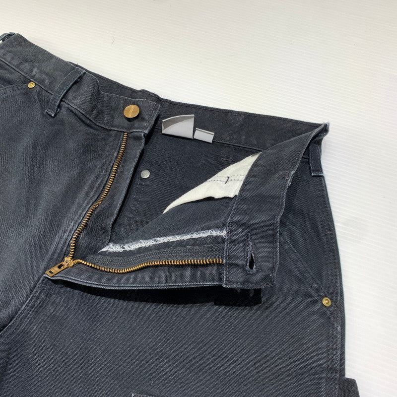 【中古品】【メンズ】 CARHARTT カーハート DOUBLE KNEE PANT B01-BLK ダブルニー パンツ ボトムス ワークパンツ 158-261020-ko-18-teih サイズ：32 カラー：ブラック 万代Net店